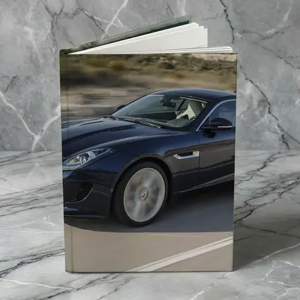 Jaguar F-Type Coupe on Open Road