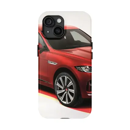 Jaguar F-Pace SUV Red Studio Shot