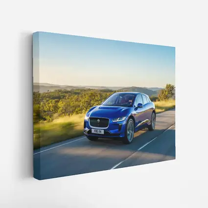 Jaguar I-Pace Blue Electric SUV Road