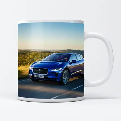 Jaguar I-Pace Blue Electric SUV Road