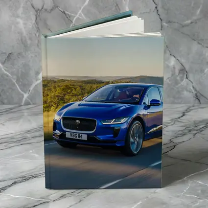 Jaguar I-Pace Blue Electric SUV Road
