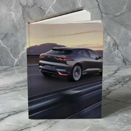 Jaguar I-Pace Electric SUV Desert Highway Dusk