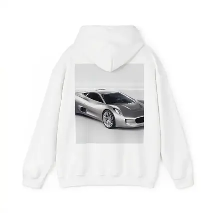 Jaguar C-X75 Concept Supercar Silver Studio