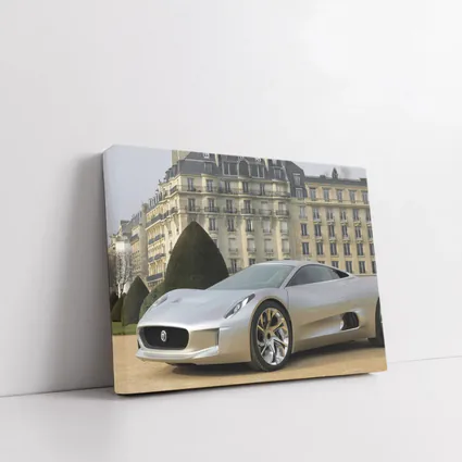 Jaguar C-X75 Concept Car Paris Street