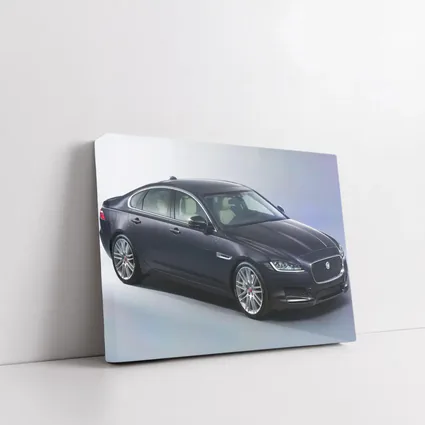 Jaguar XF Dark Blue Studio Shot