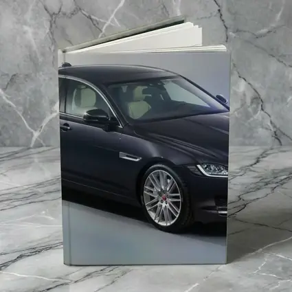 Jaguar XF Dark Blue Studio Shot