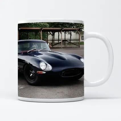 Jaguar E-Type Classic Black Sports Car