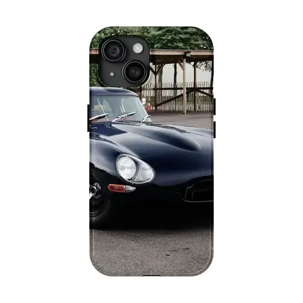 Jaguar E-Type Classic Black Sports Car