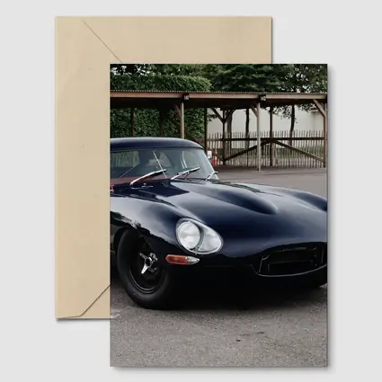 Jaguar E-Type Classic Black Sports Car