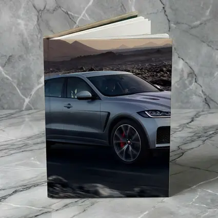 Jaguar F-Pace SVR Silver Desert Road