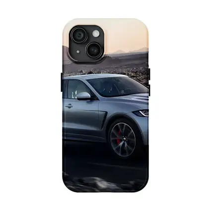 Jaguar F-Pace SVR Silver Desert Road