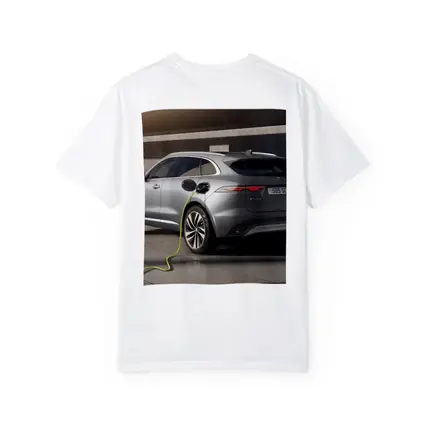 Jaguar F-Pace Silver SUV Charging Station