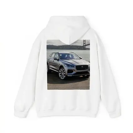 Jaguar F-Pace Silver SUV Golden Gate Bridge