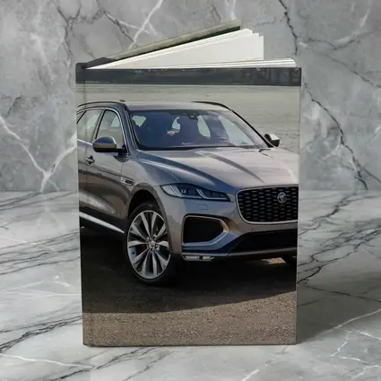Jaguar F-Pace Silver SUV Golden Gate Bridge