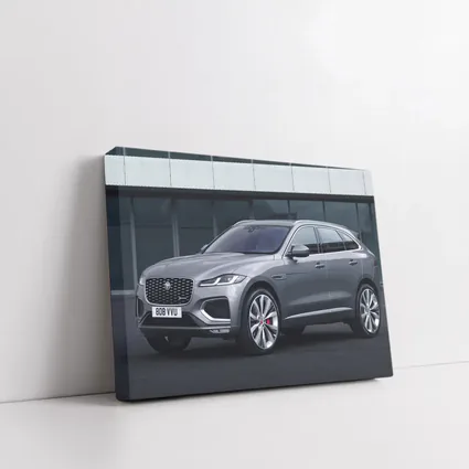 Jaguar F-Pace R-Dynamic Gray Urban Setting