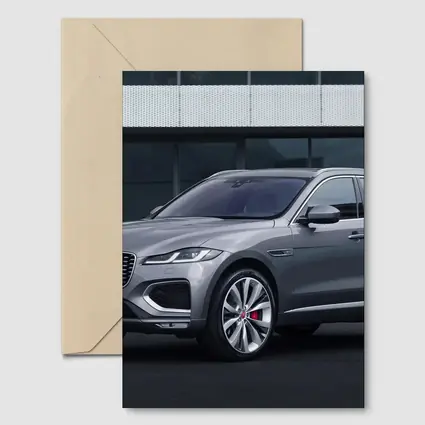 Jaguar F-Pace R-Dynamic Gray Urban Setting
