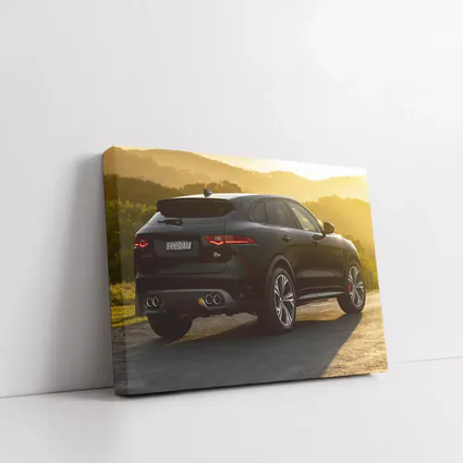 Jaguar F-Pace SVR Black Golden Sunset