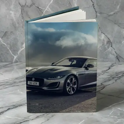 Jaguar F-Type Coupe Stormy Sky Background