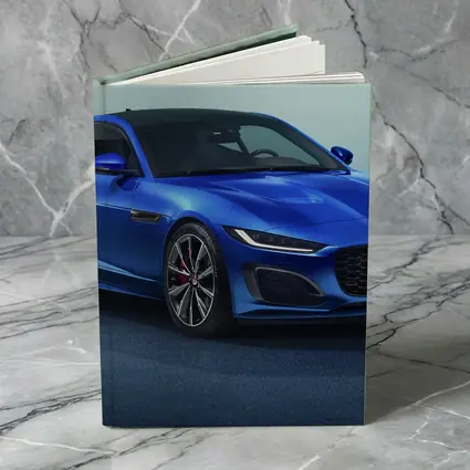 Jaguar F-Type Coupe Blue Studio Shot