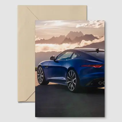 Jaguar F-Type Coupe Blue Mountain Sunset