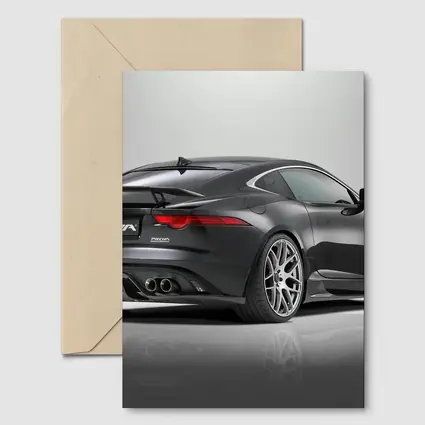 Jaguar F-Type Dark Gray Studio Shot