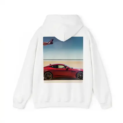 Jaguar F-Type Red Car Jet Desert