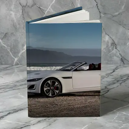 Jaguar F-Type Convertible White Beach Shore