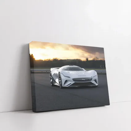 Jaguar Vision Gran Turismo SV On Track