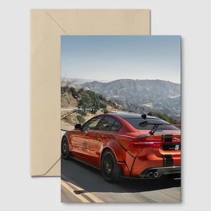 Jaguar XE SV Project Red Mountain Road