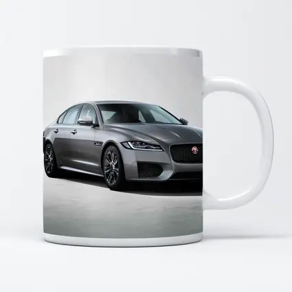 Jaguar XF Chequered Flag Gray Studio Shot