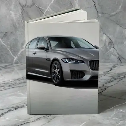 Jaguar XF Chequered Flag Gray Studio Shot