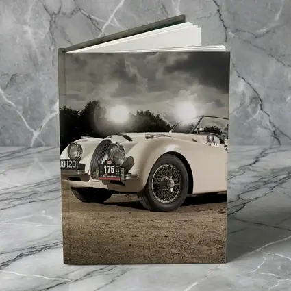 Jaguar XK120 Classic Roadster Dramatic Sky