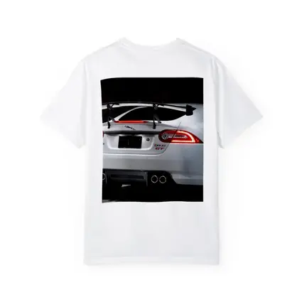 Jaguar XK GT White Rear View Dark