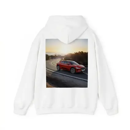Jaguar I-Pace Red SUV Sunset Road