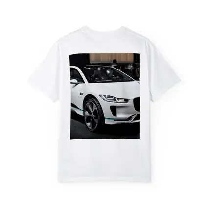 Jaguar I-Pace White Electric SUV Auto Show