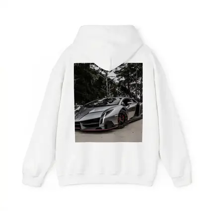 Lamborghini Veneno Gray Supercar Forest Road