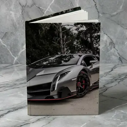 Lamborghini Veneno Gray Supercar Forest Road
