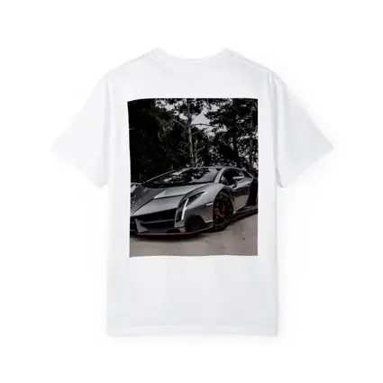 Lamborghini Veneno Gray Supercar Forest Road