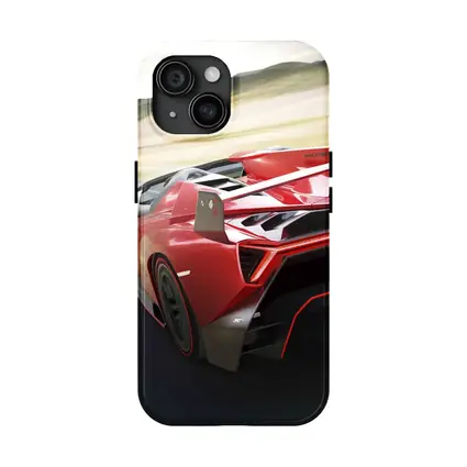 Lamborghini Veneno Roadster Red Highway Speed