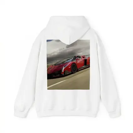 Lamborghini Veneno Red Racing On Track