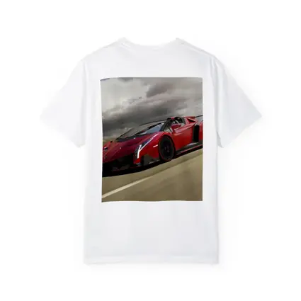 Lamborghini Veneno Red Racing On Track