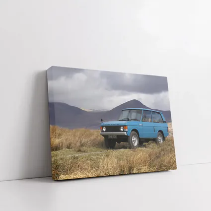 Classic Range Rover Blue Scottish Highlands