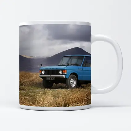 Classic Range Rover Blue Scottish Highlands