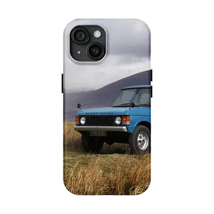 Classic Range Rover Blue Scottish Highlands