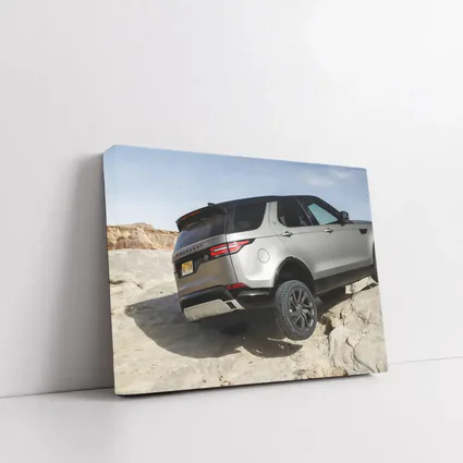 Land Rover Discovery SUV on Rocky Terrain