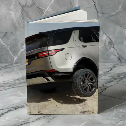 Land Rover Discovery SUV on Rocky Terrain