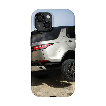 Land Rover Discovery SUV on Rocky Terrain