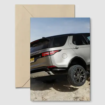 Land Rover Discovery SUV on Rocky Terrain