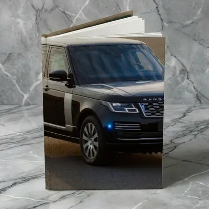Range Rover Sentinel Black SUV Parked Outdoors