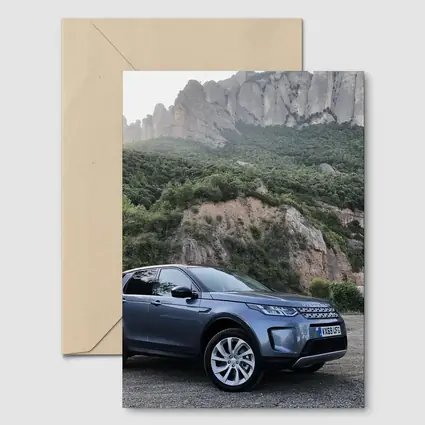 Land Rover Discovery Sport Rocky Mountain Backdrop